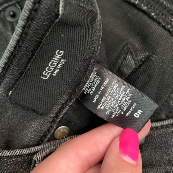 Express Mid Rise Legging Jeans - Picture 8 of 8